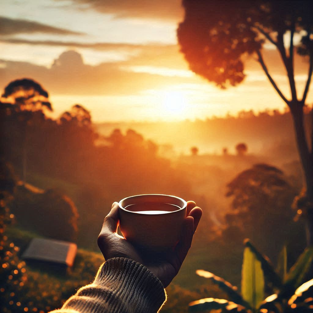 Momento de paz e reflexão após estabelecer limites saudáveis aós aprender a como dizer não